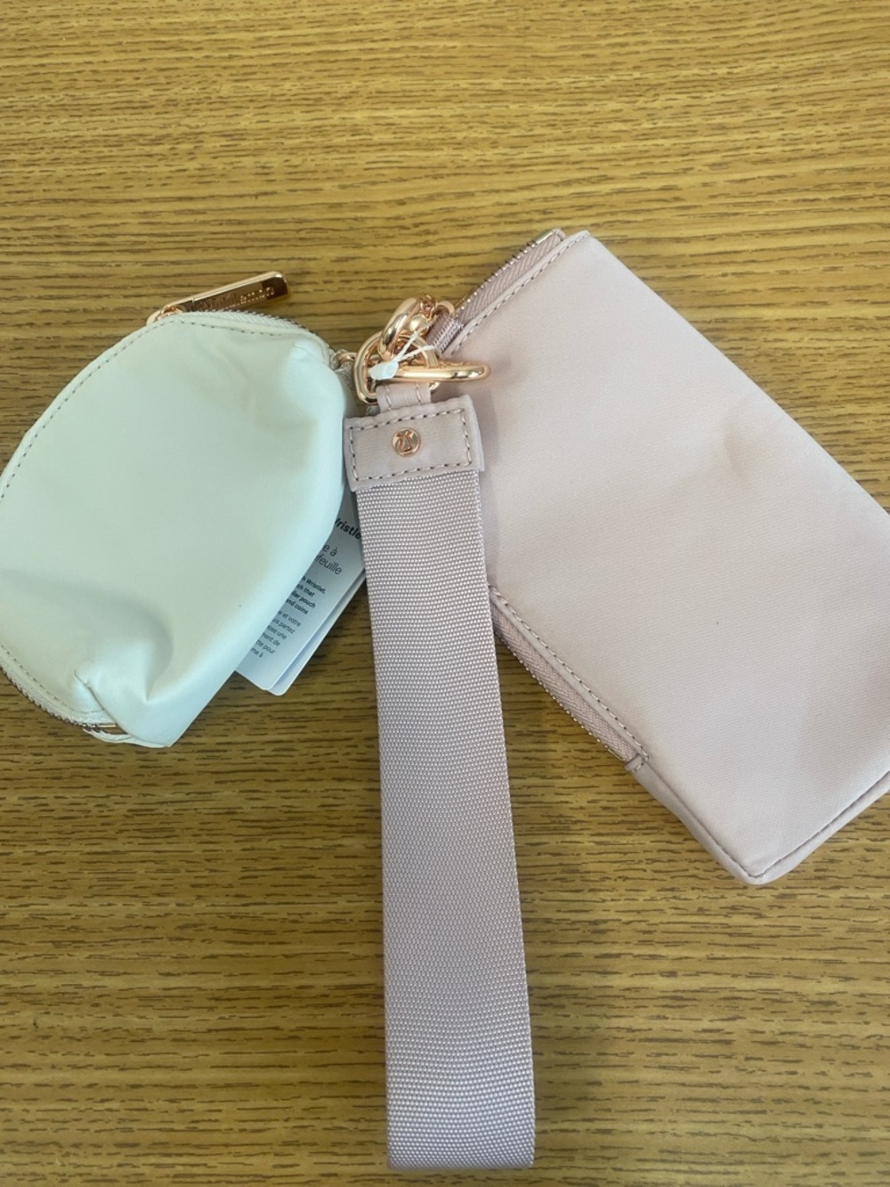 lululemon athletica Pink & Cream Mini Wristlet Set - Picture 4 of 9